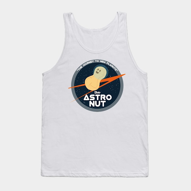 The Astro Nut | Space Astronaut | Funny Gift Ideas Tank Top by Fluffy-Vectors